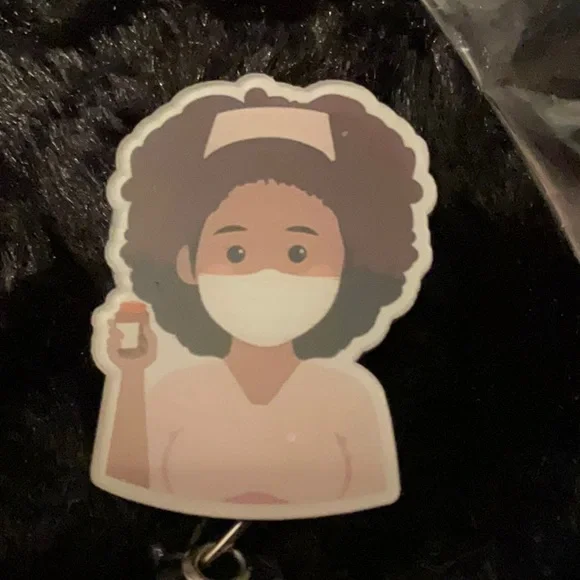 NURSE scrublife reel acrylic
nurse badge working ID card holder essential - Picture 5 of 6